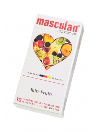 Жёлтые презервативы Masculan Ultra Tutti-Frutti с фруктовым ароматом - 10 шт. - Masculan - купить с доставкой в Сызрани