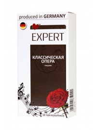 Гладкие презервативы Expert  Классическая опера  - 12 шт. - Expert - купить с доставкой в Сызрани