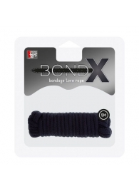 Чёрная веревка для связывания BONDX LOVE ROPE - 5 м. - Dream Toys - купить с доставкой в Сызрани