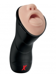 Мастурбатор-ротик Deep Throat Vibrating Stroker - Pipedream - в Сызрани купить с доставкой