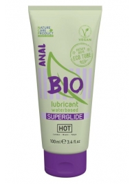 Интимный увлажняющий анальный гель BIO SuperGlide - 100 мл. - HOT - купить с доставкой в Сызрани