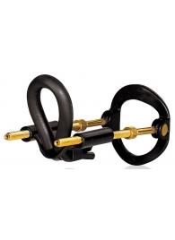 Черный экстендер-растяжитель пениса - Sex Expert - в Сызрани купить с доставкой