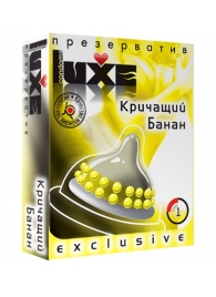 Презерватив LUXE  Exclusive  Кричащий банан  - 1 шт. - Luxe - купить с доставкой в Сызрани