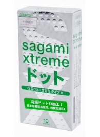 Презервативы Sagami Xtreme Type-E с точками - 10 шт. - Sagami - купить с доставкой в Сызрани