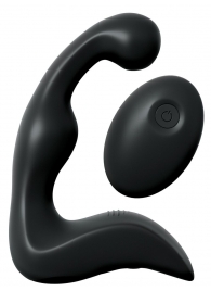 Черный вибромассажер простаты с пультом ДУ Control P-Spot Pro - Pipedream - в Сызрани купить с доставкой