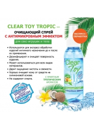 Очищающий спрей для игрушек CLEAR TOY Tropic - 100 мл. - Биоритм - купить с доставкой в Сызрани