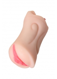 Телесный двусторонний мастурбатор Fruity Tongue - ротик и вагина - ToyFa - в Сызрани купить с доставкой