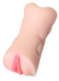 Телесный двусторонний мастурбатор Rich Fruit - вагина и анус - ToyFa - в Сызрани купить с доставкой