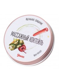 Массажная свеча «Массажный коктейль» с ароматом пина колады - 30 мл. - ToyFa - купить с доставкой в Сызрани