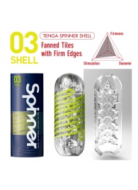 Мастурбатор SPINNER Shell - Tenga - в Сызрани купить с доставкой