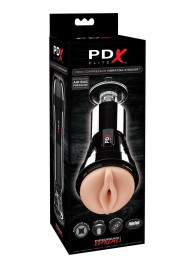 Телесный вибромастурбатор-вагина Cock Compressor Vibrating Stroker - Pipedream - в Сызрани купить с доставкой