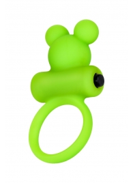 Зеленое виброкольцо на пенис A-Toys - A-toys - в Сызрани купить с доставкой