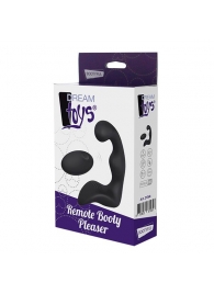 Черный вибромассажер простаты REMOTE BOOTY PLEASER - Dream Toys - в Сызрани купить с доставкой