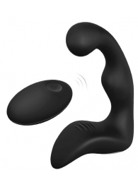 Черный вибромассажер простаты REMOTE BOOTY PLEASER - Dream Toys - в Сызрани купить с доставкой