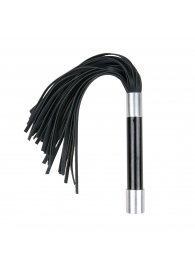 Черная плеть Easytoys Flogger With Metal Grip - 38 см. - Easy toys - купить с доставкой в Сызрани