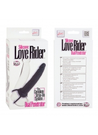 Насадка на пенис Silicone Love Rider Dual Penetrator для двойного проникновения - 14 см. - California Exotic Novelties - в Сызрани купить с доставкой