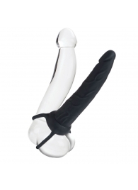 Насадка на пенис Silicone Love Rider Dual Penetrator для двойного проникновения - 14 см. - California Exotic Novelties - в Сызрани купить с доставкой