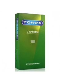 Текстурированные презервативы Torex  С точками  - 12 шт. - Torex - купить с доставкой в Сызрани