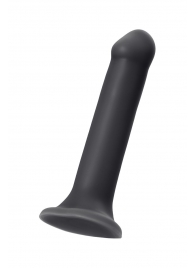 Черный фаллос на присоске Silicone Bendable Dildo XL - 20 см. - Strap-on-me - купить с доставкой в Сызрани