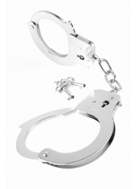 Металлические серебристые наручники Designer Metal Handcuffs - Pipedream - купить с доставкой в Сызрани