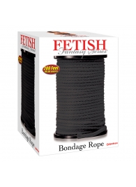 Черная веревка для связывания Bondage Rope - 60,9 м. - Pipedream - купить с доставкой в Сызрани