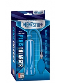 Синяя вакуумная помпа MENZSTUFF PENIS ENLARGER - Dream Toys - в Сызрани купить с доставкой