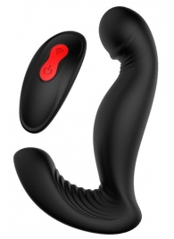 Черный вибромассажер простаты SWIRLING P-PLEASER - Dream Toys - в Сызрани купить с доставкой