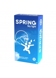 Ультратонкие презервативы SPRING SKY LIGHT - 12 шт. - SPRING - купить с доставкой в Сызрани