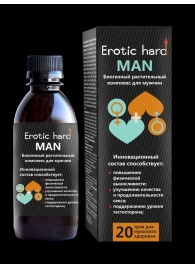 Мужской биогенный концентрат для усиления эрекции Erotic hard Man - 250 мл. - Erotic Hard - купить с доставкой в Сызрани