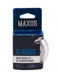 Классические презервативы в пластиковом кейсе MAXUS Classic - 3 шт. - Maxus - купить с доставкой в Сызрани