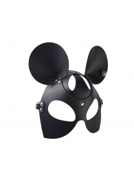 Черная кожаная маска  Мышка - Sitabella - купить с доставкой в Сызрани