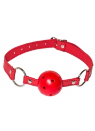 Красный кляп-шарик Firecracker - Lola Games - купить с доставкой в Сызрани