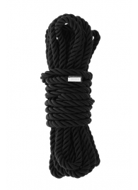 Черная веревка для шибари DELUXE BONDAGE ROPE - 5 м. - Dream Toys - купить с доставкой в Сызрани