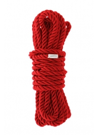 Красная веревка для шибари DELUXE BONDAGE ROPE - 5 м. - Dream Toys - купить с доставкой в Сызрани