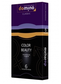 Разноцветные презервативы DOMINO Colour Beauty - 6 шт. - Domino - купить с доставкой в Сызрани