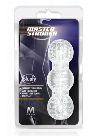 Прозрачный фигурный мастурбатор Master Stroker - Blush Novelties - в Сызрани купить с доставкой