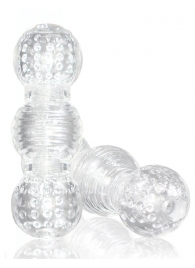 Прозрачный фигурный мастурбатор Master Stroker - Blush Novelties - в Сызрани купить с доставкой