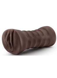 Коричневый мастурбатор-вагина Hot Chocolate Brianna - Blush Novelties - в Сызрани купить с доставкой