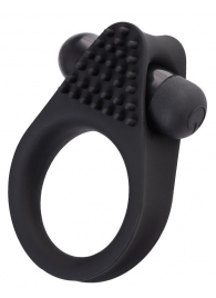Черное эрекционное виброкольцо Brid с шипиками - A-toys - в Сызрани купить с доставкой