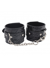 Черные наручники Be good Wrist Cuffs - Chisa - купить с доставкой в Сызрани