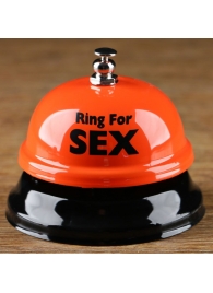 Настольный звонок RING FOR SEX - Сима-Ленд - купить с доставкой в Сызрани