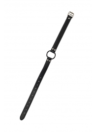 Черный кляп-кольцо Modesty - Lola Games - купить с доставкой в Сызрани