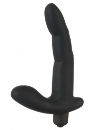 Черный вибромассажер простаты Naughty Finger Prostate Vibe - 13,8 см. - Orion - в Сызрани купить с доставкой