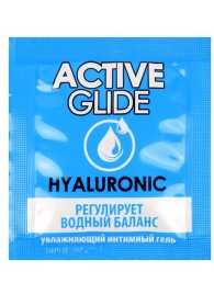 Лубрикант на водной основе Active Glide с гиалуроновой кислотой - 3 гр. - Биоритм - купить с доставкой в Сызрани