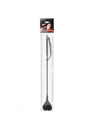 Черный стек с наконечником-сердечком - 54 см. - Notabu - купить с доставкой в Сызрани