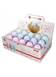 Набор из 15 мини-мастурбаторов Fantastic Egg Hard Boiled - Baile - в Сызрани купить с доставкой