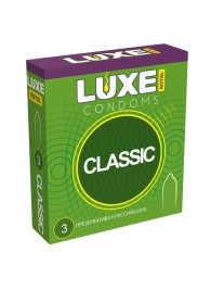 Гладкие презервативы LUXE Royal Classic - 3 шт. - Luxe - купить с доставкой в Сызрани