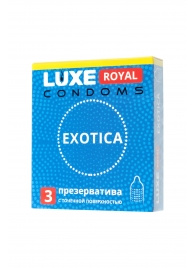 Текстурированные презервативы LUXE Royal Exotica - 3 шт. - Luxe - купить с доставкой в Сызрани