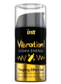 Жидкий интимный гель с эффектом вибрации Vibration! Vodka Energy - 15 мл. - INTT - купить с доставкой в Сызрани