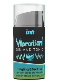 Жидкий интимный гель с эффектом вибрации Vibration! Gin   Tonic - 15 мл. - INTT - купить с доставкой в Сызрани